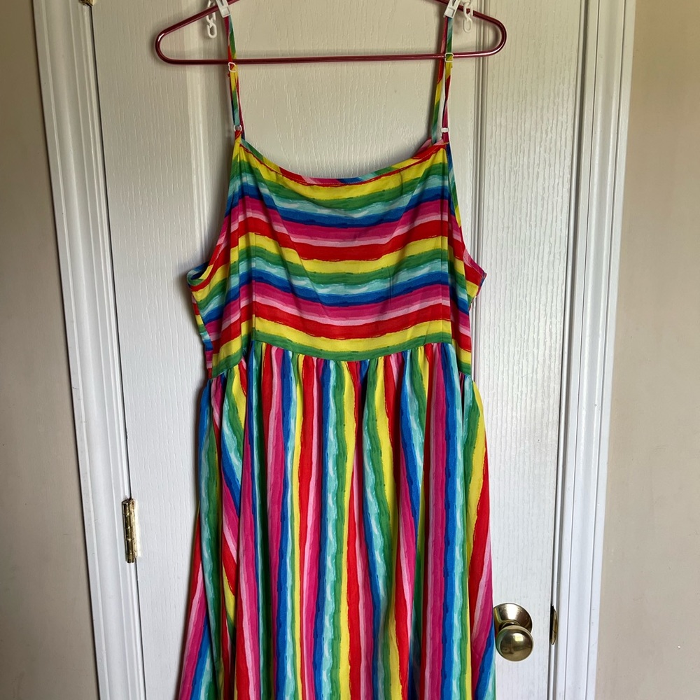 Shein nwot 4x rainbow sundress - Picture 7 of 7